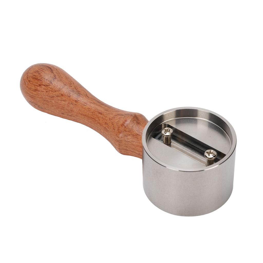 Kaffemaskin Ångspak Rostfritt Stål Ersättning Ångknapp Spak med Trähandtag för 840