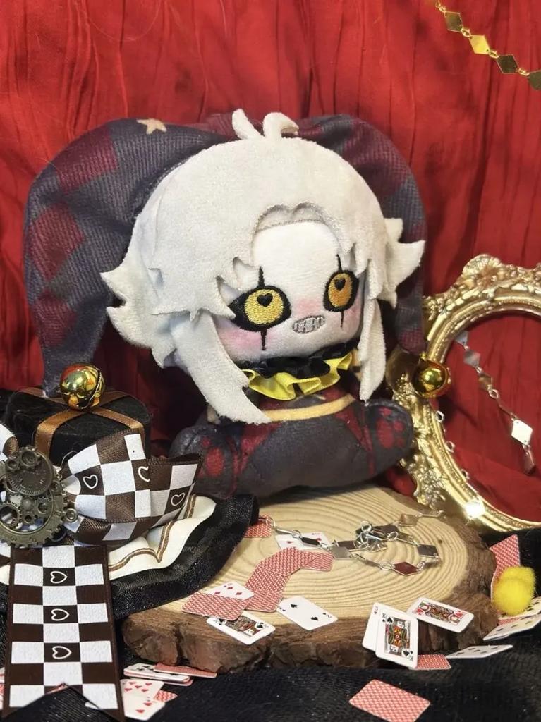 New 10cm Pierrot The Freak Circus Freaks Plush Doll Cute Anime Peripherals Toy Birthday Christmas Gift