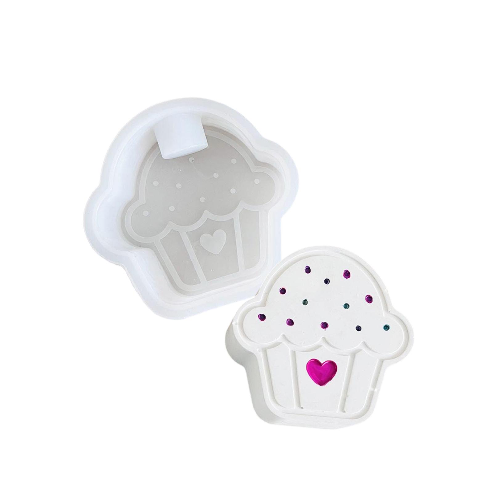 

Durable Silicone Candle Stand Mold Exquisite Heart Cupcake Candle Holders Mold Perfect For Personalized Gift Making