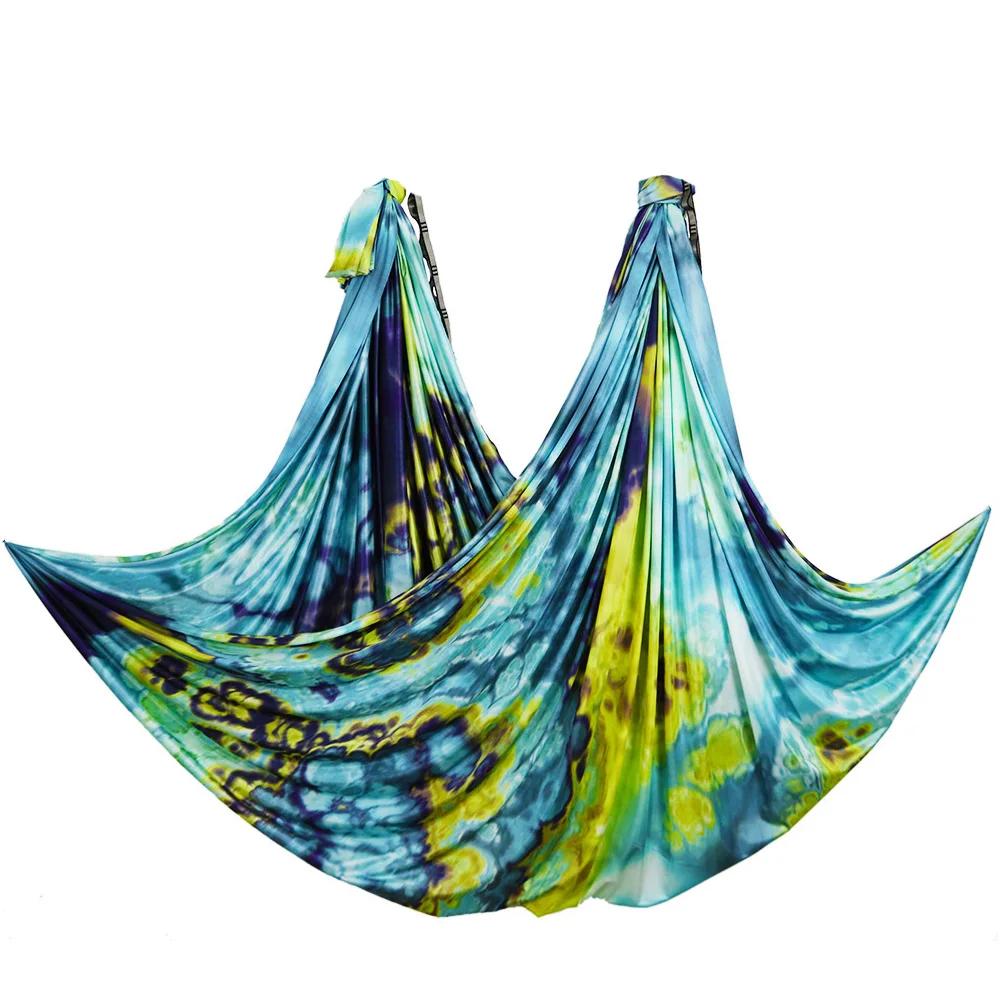2026 New Aerial Yoga Hammock Fabric Flying Pilates Yoga Swing Silk Aerial Anti-Gravity Traction Device Fitness Yoga Home Gym