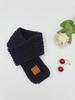 Children's Autumn & Winter Warm Knit Scarf, Versatile Solid Color, Korean Style Neck Warmer for Boys & Girls