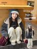 YOJIA Girls' Stylish Hooded Jacket, Thickened and Warm for Big Kids, Winter 2025 Edition.
