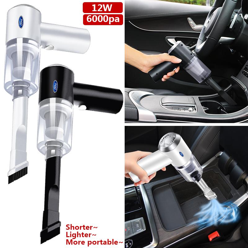 Car Vacuum Cleaner Wireless Handheld Portable Cordless Cleaner Car Interior Accessories For Ford Ranger T6 PX