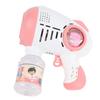 Handheld Bubble Machine with Light Battery Powered Automatic Bubble Blower Kids Bubble Maker Toy