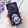 For Realme 12 Pro RMX3842 6.7" Summer Lotus Cute Cat Soft Silicone TPU Cover For Realme 12Pro+ 12Pro Plus RMX3840 Bumper Shell