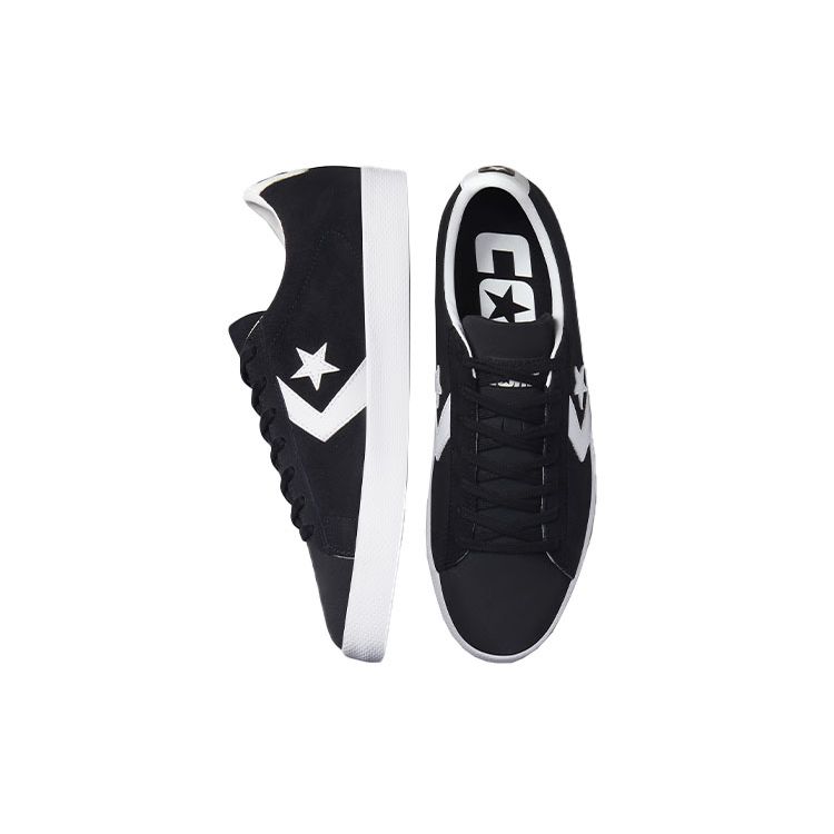 Converse Pro Leather Vulc Pro Semišové Černé Bílé Unisex Tenisky A00368C