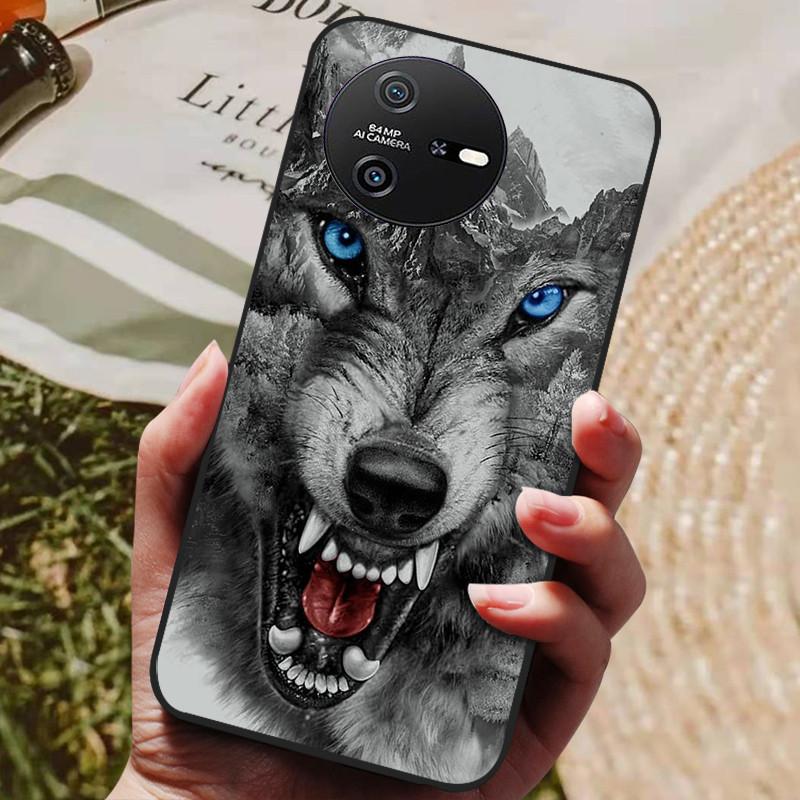 Per OSCAL TIGER 12 Custodia Silicone Morbido Lusso Antiurto Cover per Oscal Tiger 12 TPU Coque Gatto Carino Funda Shell Oscal Tiger12