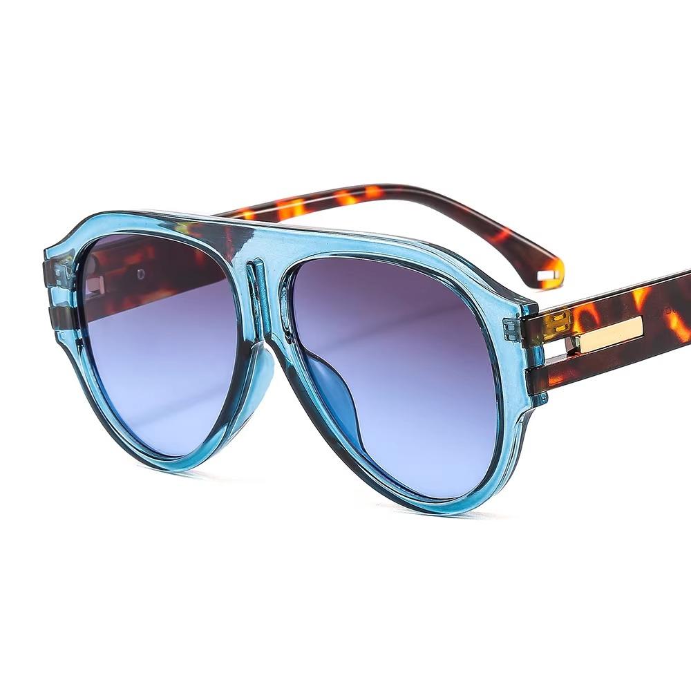 Nuevas Gafas de Sol Retro Piloto Cuadradas Oversize Para Mujer Hombre Moda Lujo Diseñador Gafas de Sol Tendencia UV400 Gafas