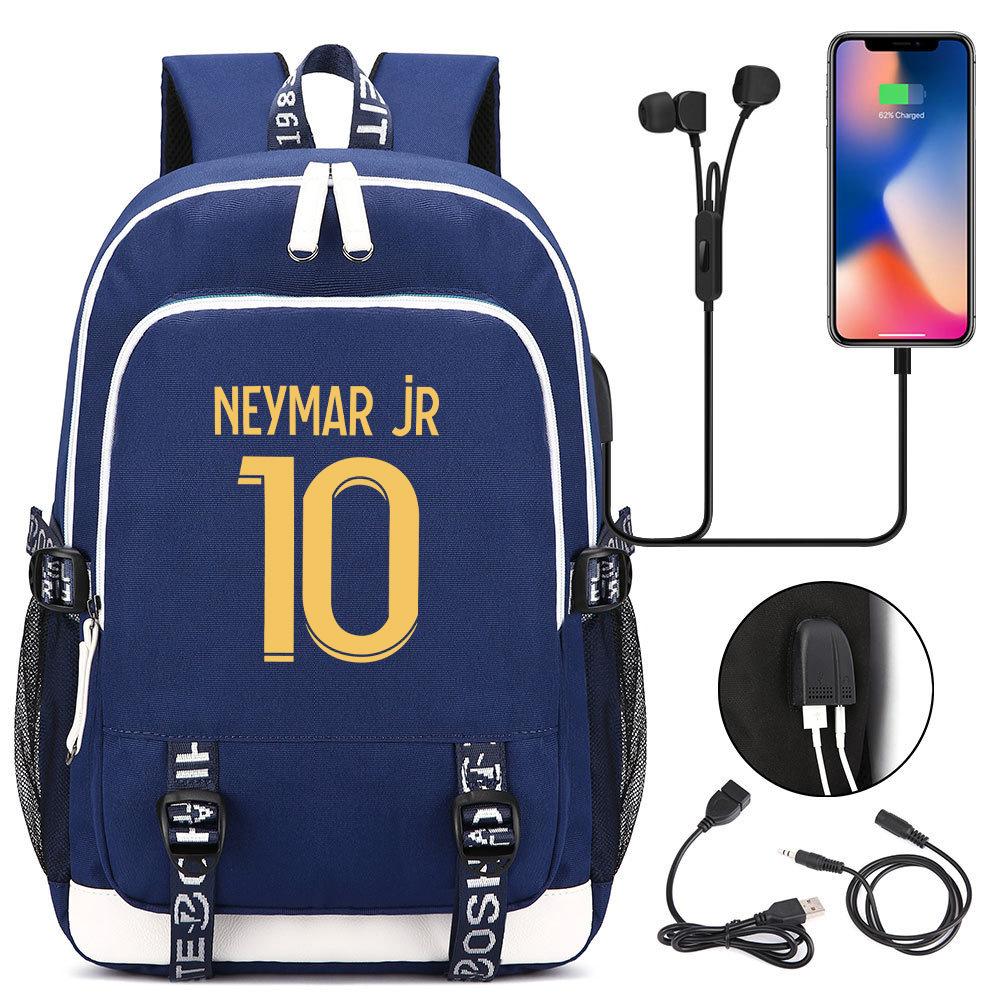 Large Capacity Schoolbag with Shoulder Strap; Student Three-piece Pencil Case Set