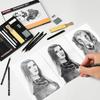 22-Piece Drawing Kit Sketch Pencils Set - Graphite Pencils (6H-10B) Black and White Charcoal Pencil Charcoal Sticks - Drawing Pencil Kit for Artists