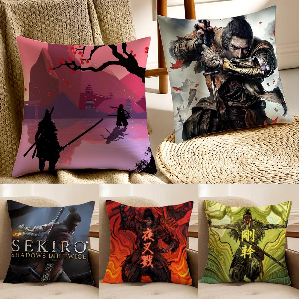 game SSekiro SShadows Die Twice Cushion Cover Pillowcase Antidustmite living Room Sofa Decor Cushion Room