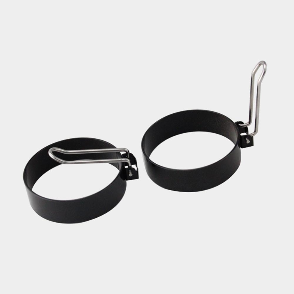 Non Stick Mold with Stainless Steel Handle Round Shape Ring Mould DIY Fried Eggs Cake Baking