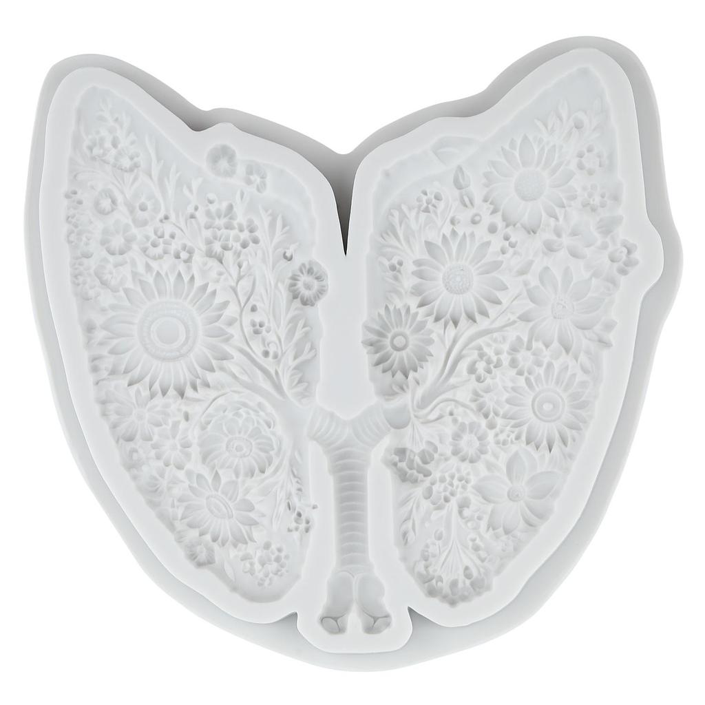 Human Organs Silicone Mold Lung Heart Brain Skull Skeleton Fondant Molds Cake Decorating Tools Cupcake Topper Candy Sugar Craft Gum Paste Polymer Clay