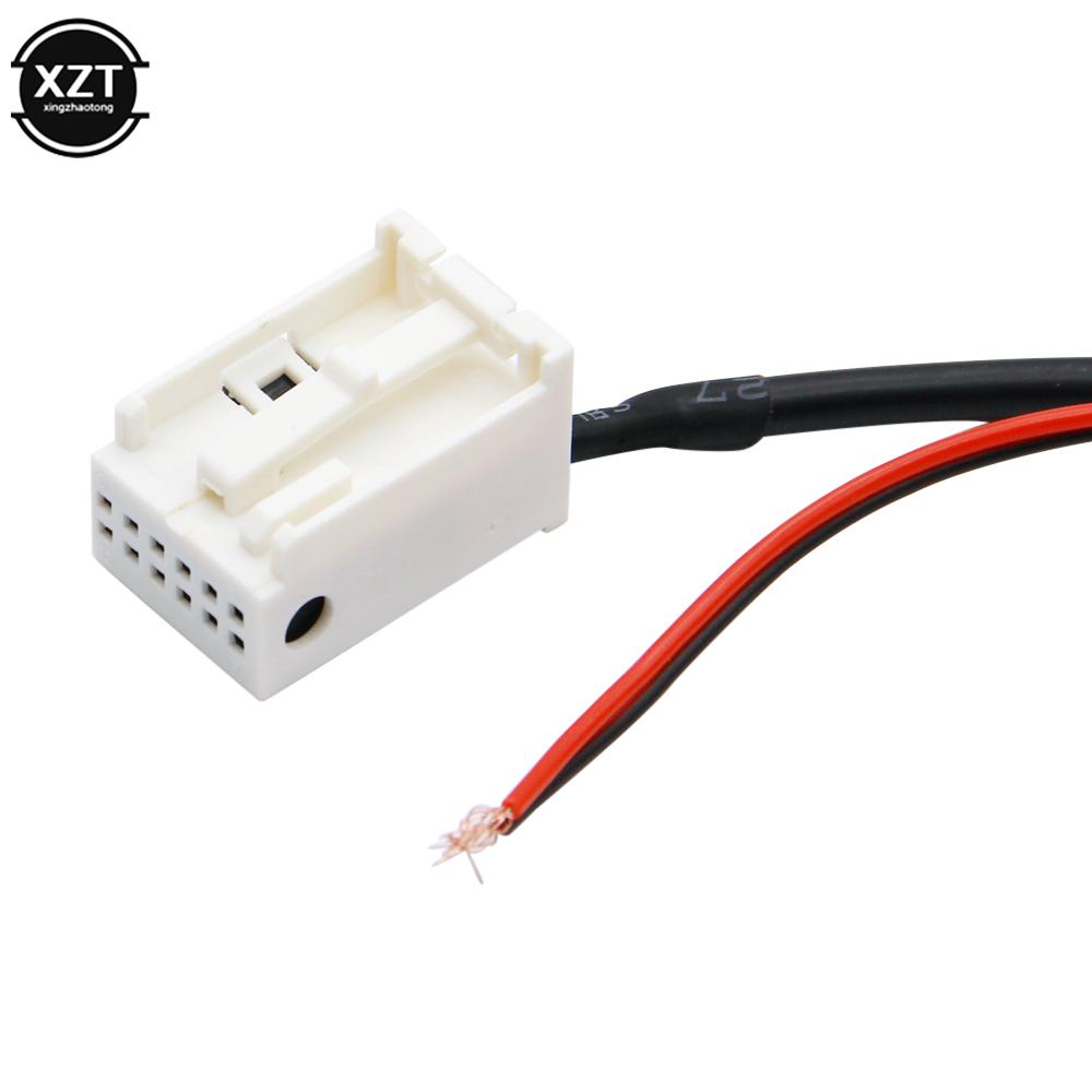 For BMW E60 04-10 E63 E64 E61E70 E90/E91 E92 12Pin Bluetooth-compatible Module Wireless Radio Stereo AUX-IN Aux Cable Adapter