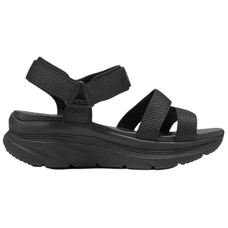 Skechers Modern Comfort Sandals Simple And Comfortable One Strap Sandals Women Sandals Black 119828-BBK