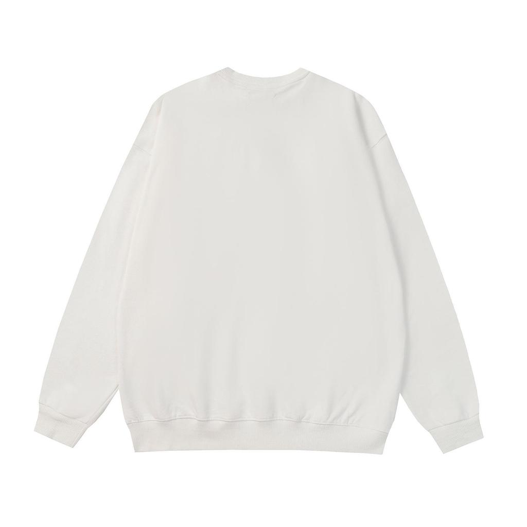 Men's Embroidered Letter Long Sleeve Sweatshirt