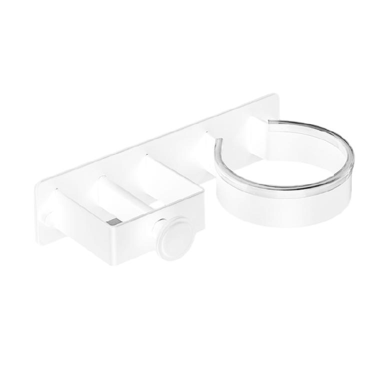 Convenient Hair Appliance Rack Wall Mount Blow Dryer and Flat Iron Holder with Strong Adhesion Styling Tool Organizer