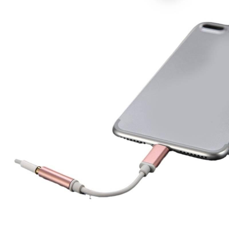 Mm Lightning 35 Headphone Jack Adaptermobile Phone 2 In 1 Earphone Charger