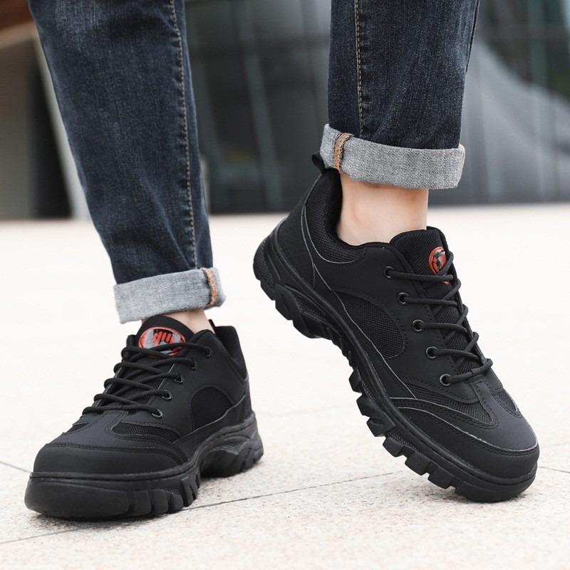 Hiking Shoes Men's Autumn Fashion Breathable Platform Tooling Shoes Outdoor Light and Comfortable Casual Men's Shoes