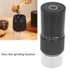 Portable Electric Coffee Grinder Adjustable USB Charging Ceramic Conical Burr Coffee Bean Grinder for Home Travel Camping Office