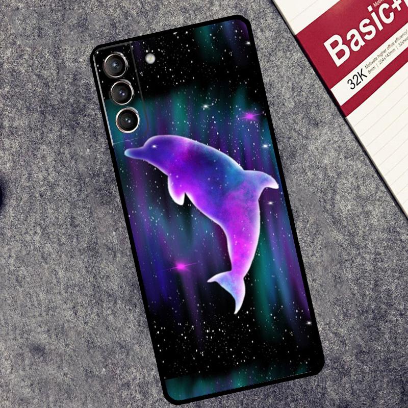 Ocean Dolphin Case For Samsung Galaxy S24 S23 S22 S21 Ultra Plus Note 10 Note 20 S8 S9 S10 S20 FE Cover