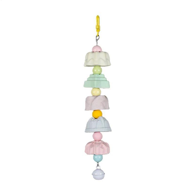 

HHO-For Macaws Sparrow Parakeet Compatible Multifunctional Parrot Beak Grinding Stone Colorful Pet Supplies