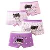 4pc/lot Girls Cotton Underwear Boxers Pant Soft Comfortable Cute Girls Underwear