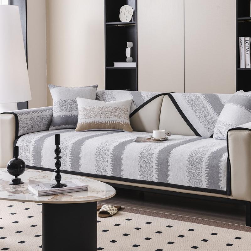 1Pc Nordic Chenille Sofa Cover Universal Non-Slip Couch Towel Geometric Sofa Protective Slipcover Living Room Sofa Cushion Mat
