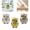 Owl Statue Miniature Owl Figurine Bedroom Yard Desk Multipurpose Display Wedding
