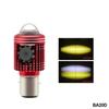 BA20D H4 Motorcycle LED Projector Headlight Scooter Motorbike Bulb Dual Color DRL Hi/Lo Beam Light with Fan 12V Motor Spotlights