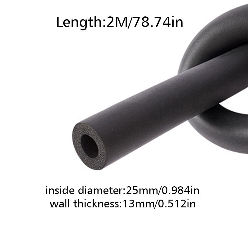 1.8/2M sponge rubber pipe PPR Thermal Insulation Pipeline Holder Foam Tube For Air Conditioning Outer Tubes Protective Sleeve