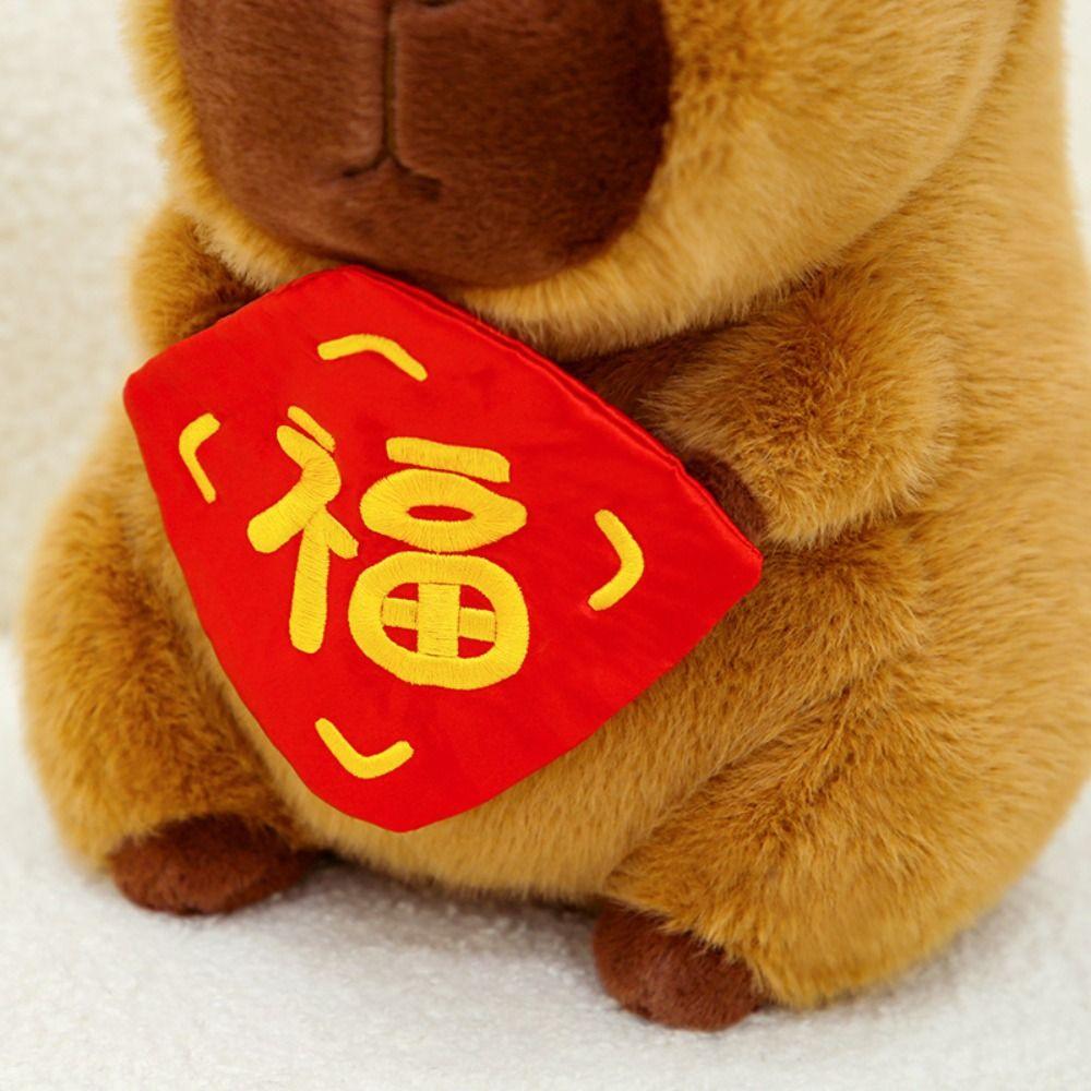 Stuffed Capybara Plush Doll Soft Stuffed Capybara Doll Kawaii Simulation Capybara Toy  Home Decor