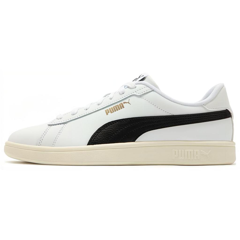 Puma Zapatillas Unisex Smash 3.0 Blanco Negro Oro Marfil 390987-03