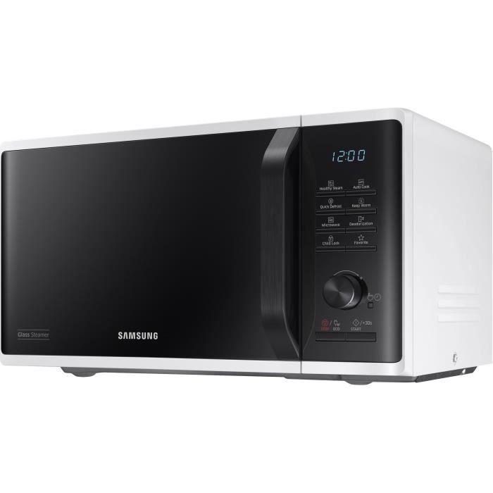 Solo Microwave 23L - SAMSUNG - MS23K3555EW - White - Electronic Control + Button - Keep Warm Function