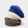 Breathable Wool Blend Beret Design Cold Weather Hat Adjustable Fit Autumn Winter Hat For Men And Women
