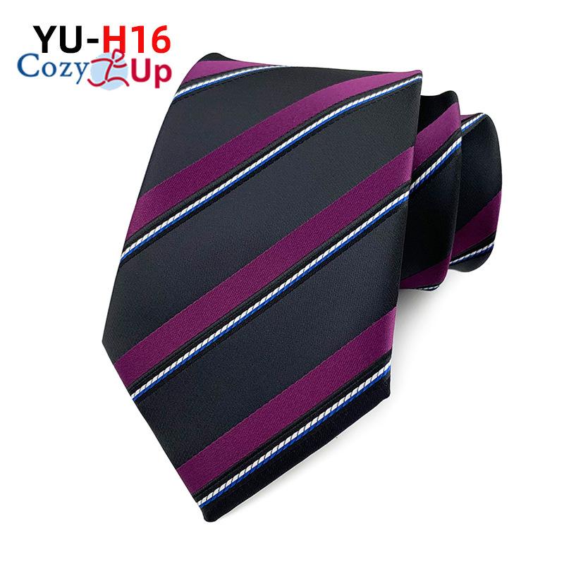 Cozy Up 3.15"(8cm) Fashion Striped PaisleyTies Men Plaid Flower Necktie for Wedding