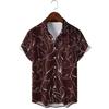 Men's Coconut Tree Pattern 3D Print Shirt Button Up Shirt Casual Shirt Summer Shirt Short Sleeve Daily Vacation Clothing
