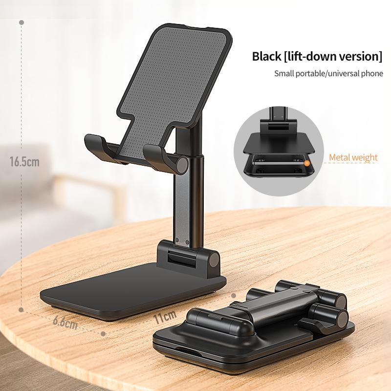 X1 Factory Direct Wholesale Waterproof Flexible ABS Adjustable Universal Cell Phone Stand Holder Desk Portable чёрный
