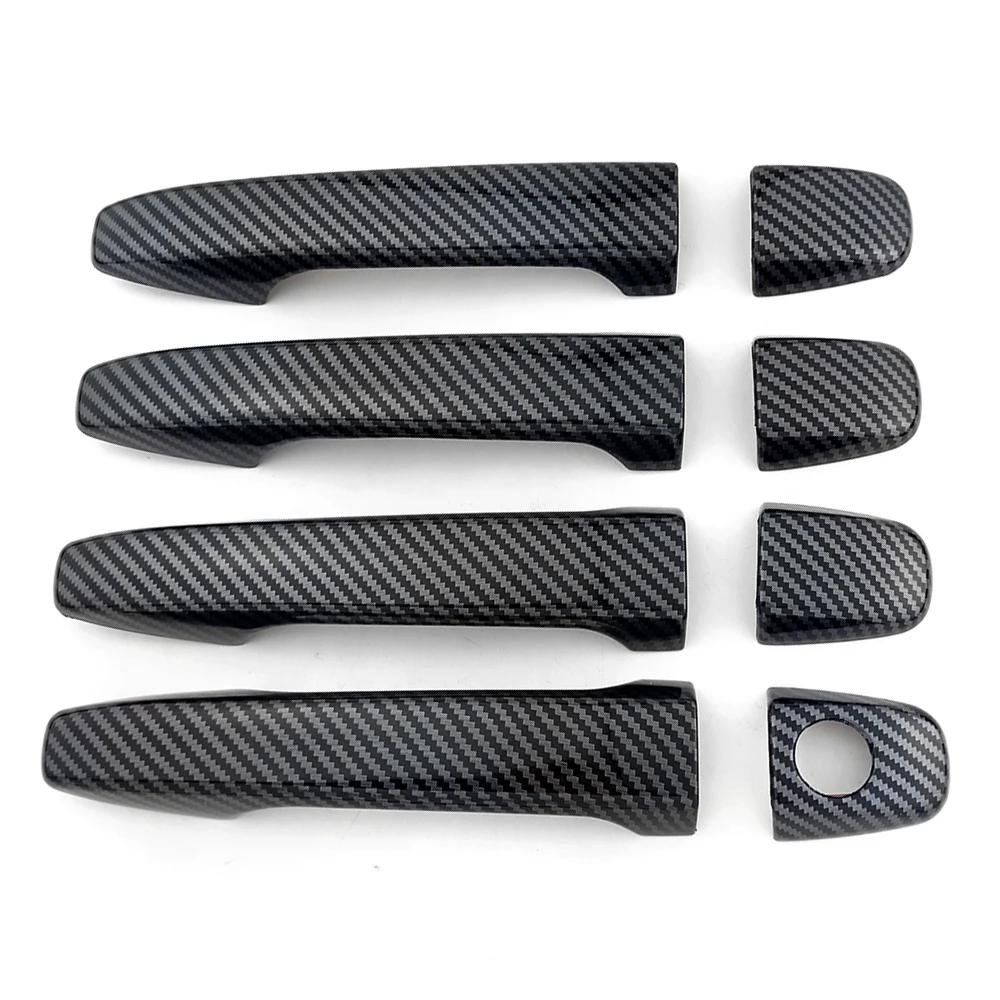 Car Upgrade Door Handle Cover Carbon Fiber For Toyota Sienna XL30 Venza Prius XW30 ZVW30 ZVW35 AE20 Avensis T270
