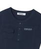 PRENDA Pocket Button Short Sleeve Navy