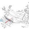 2478854003: Mercedes-Benz GLB W247 Front Bumper Lower Bright Strip