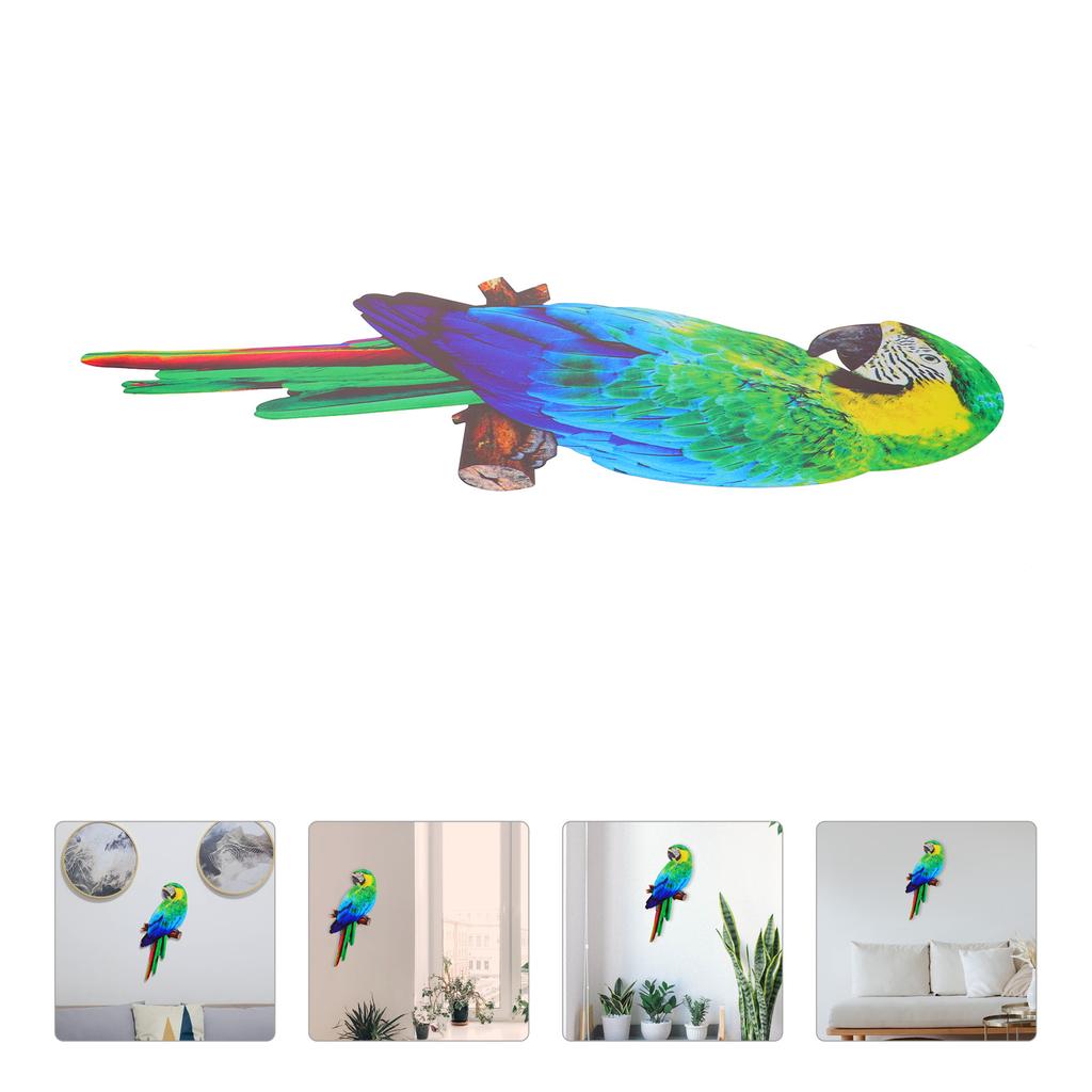 Iron Toucan Hanging Bird Craft Realistic Simulation Decor Metal Art American Decor Adornment