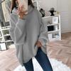 Turtleneck Pile Collar Long Sleeve Thickened Warm Pullover Sweater Women Autumn Winter Solid