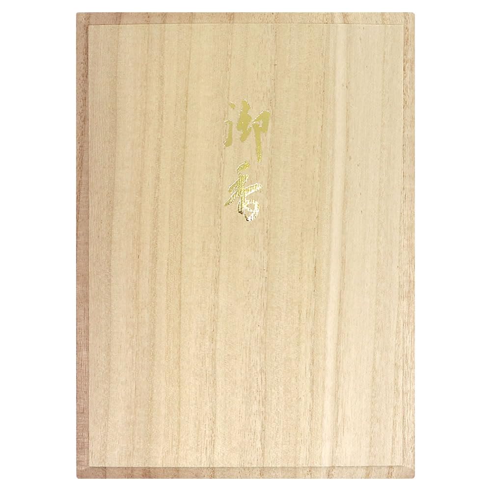 Kyukodo Incense, Gift Incense, Kyo-Raku, 5 sticks, Sandalwood Scent, Paulownia Wood Box