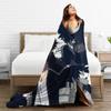 Anime Velvet Throw Blankets My Hero Academia Hone Nuki Juzo Blanket for Sofa Car Super Soft Bed Rug