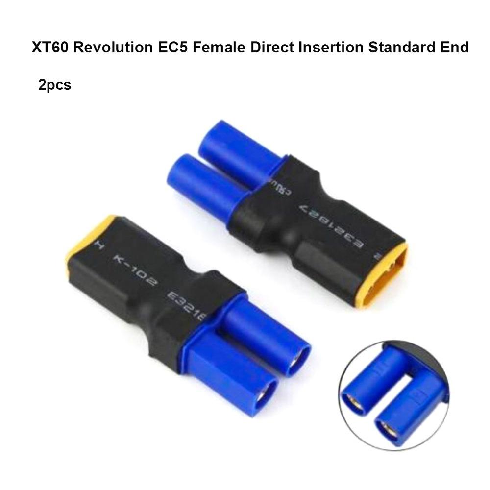 XT90 EC3 Airplane Battery Revolving Female Connector to Banana Head for 2pcs Welding Accessories