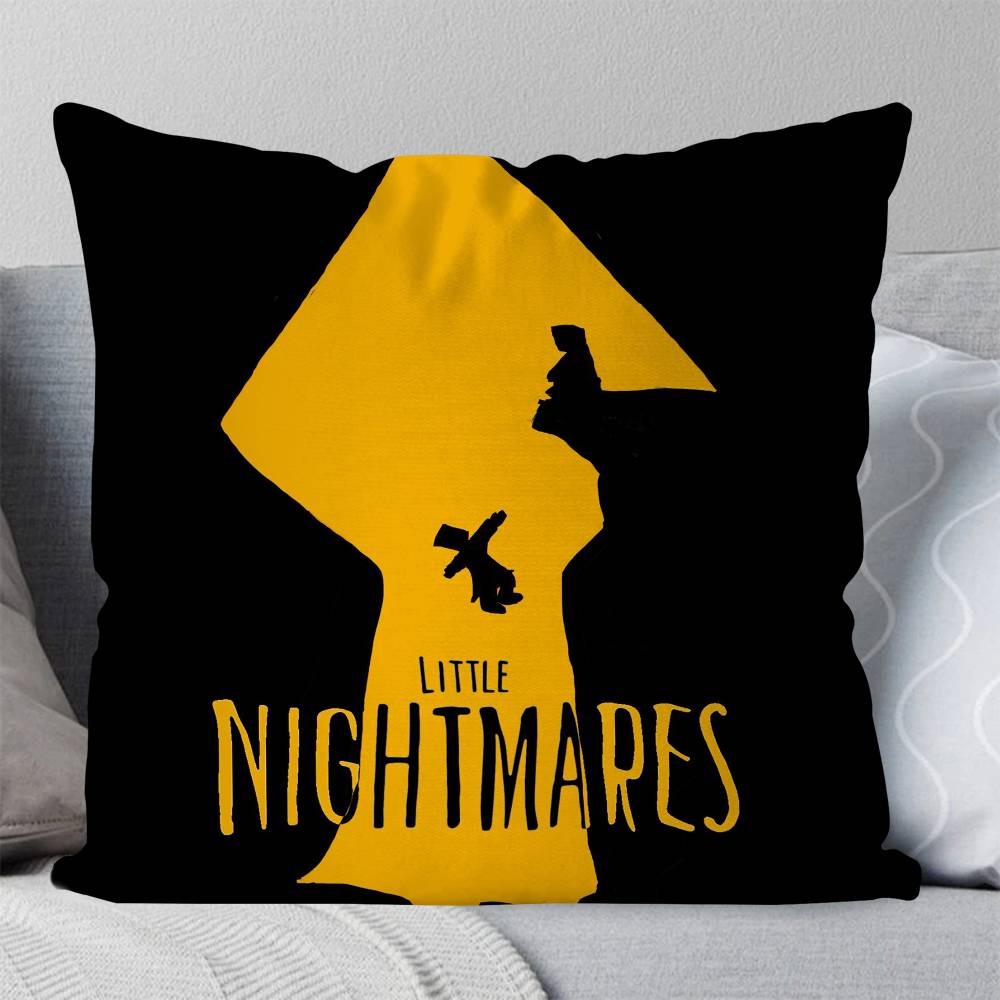 Little Nnightmares Animated Game Pillow Case Fashion Square Pillowcase Bedroom Sofa Room Ins Decoration Leisure