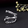 Handmade Silver Arthritis Ring – Long Adjustable Splint for Thumb & Finger, Daily Wear Support Jewelry for Relief