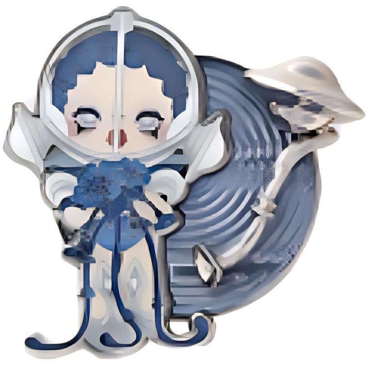 POP MART Skullpanda Sound Collection Kühlschrankmagnete Mystery Boxen, Einzelne Mystery Box