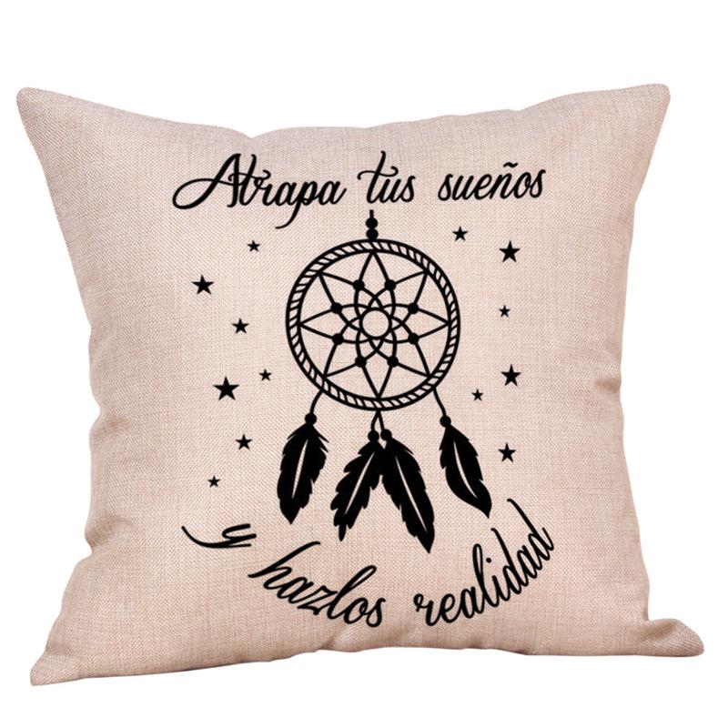 Arrow Feather Pattern Pillowcase: Stylish Sofa & Car Cushion Decor